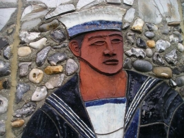 A close up picture of the 20th century sailor. - click to enlarge A close up picture of the 20th century sailor.