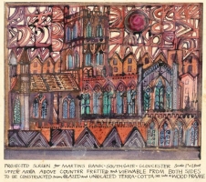 Original design for Martin's Bank - Gloucester Cathedral