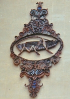 Cartouche with Grasshopper