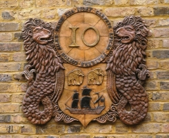 East India Company Crest Cartouches