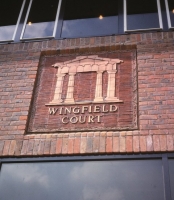 Romanesque building on Wingfield Court.