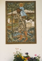 St Christopher in location in Switzerland. - click to enlarge St Christopher in location in Switzerland.