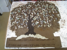 Most of the modelling of the tree is complete - click to enlarge Most of the modelling of the tree is complete