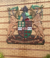 Image kindly supplied by Andrew Lowrey to confirm that the mural is up on the wall as of October 2014 - click to enlarge Image kindly supplied by Andrew Lowrey to confirm that the mural is up on the wall as of October 2014
