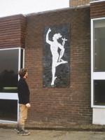 My father Kennedy admiring Mercury