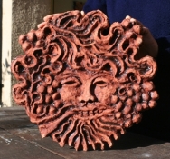 Green Man of Wells (honey glaze) - click to enlarge Green Man of Wells (honey glaze)